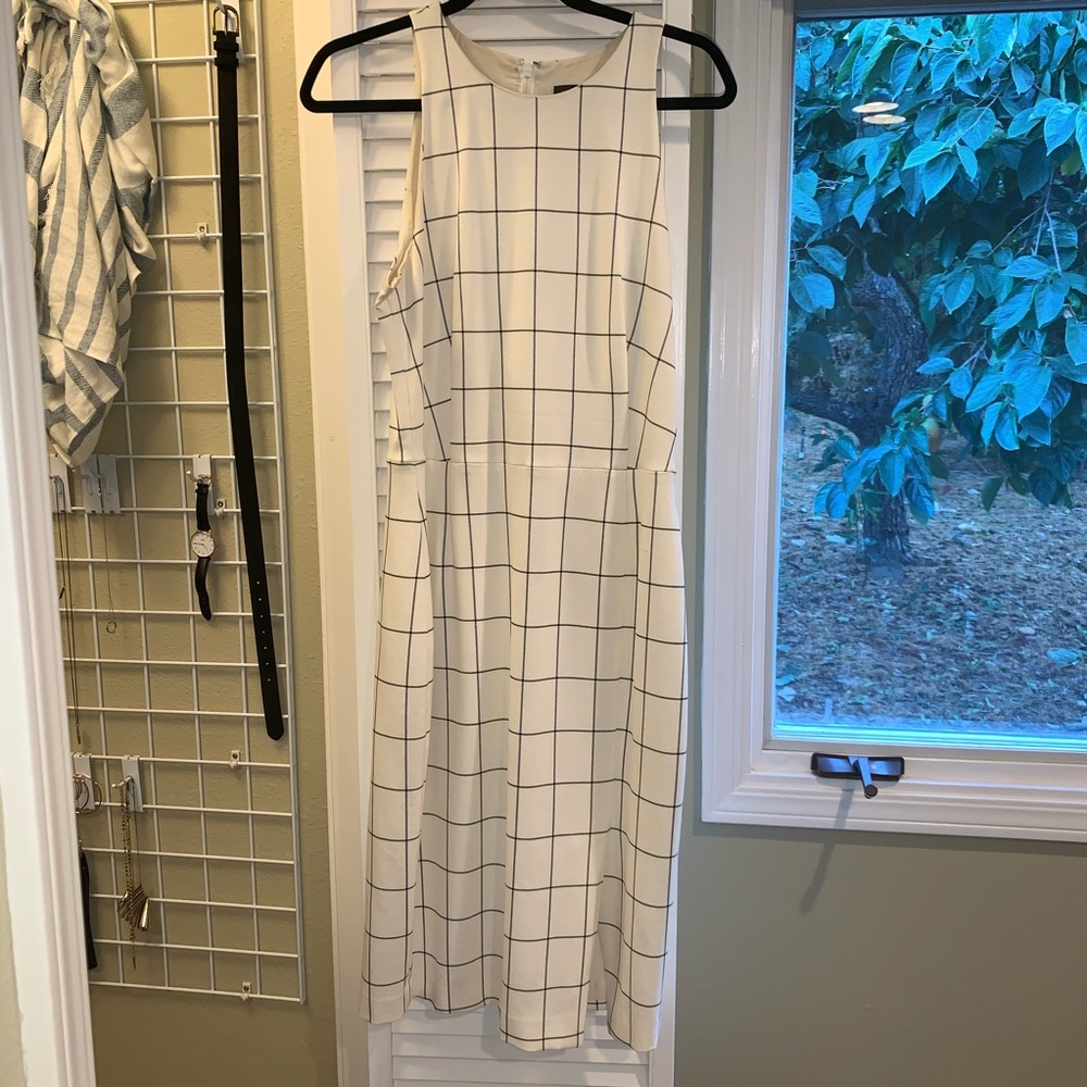 Banana Republic Bi Stretch Sheath Dress Sz 10 Tall